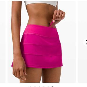 Lululemon Pace Rival Mid Rise Skirt Ripened Raspberry 10
